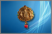 Gold pendant, Coimbatore, India